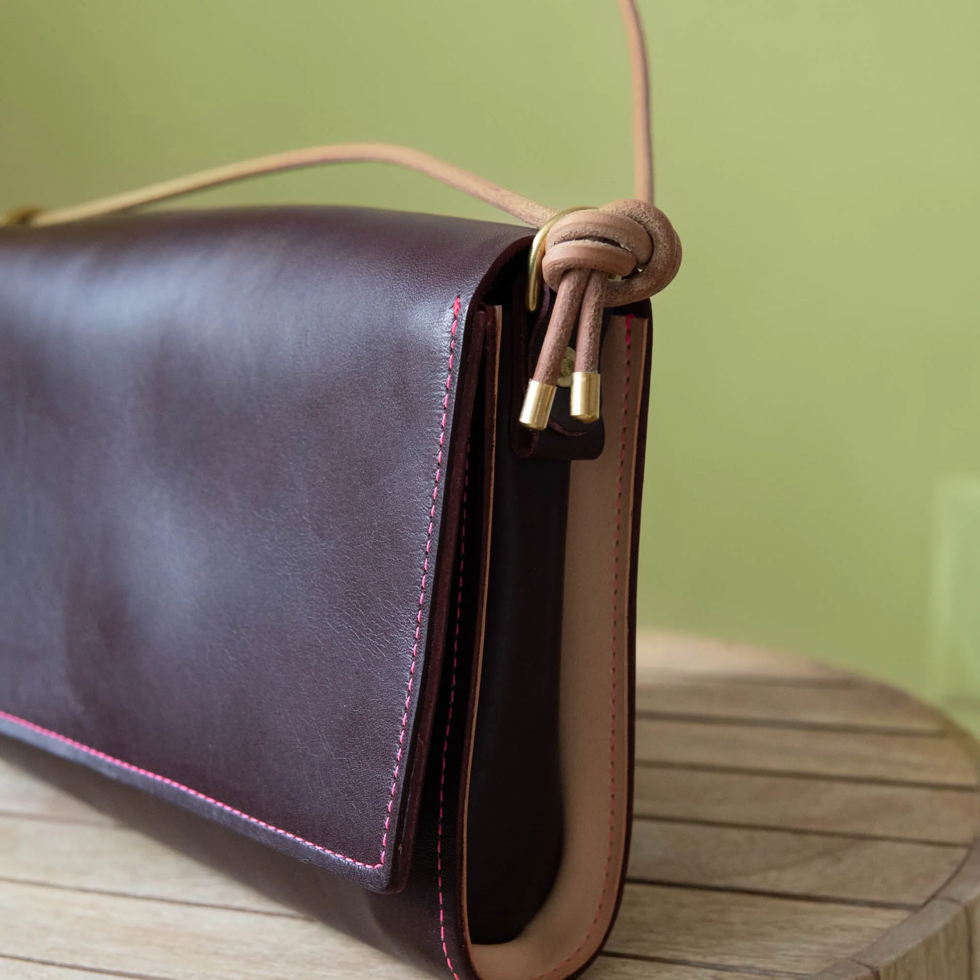 Adelaide Crossbody, Black Cherry