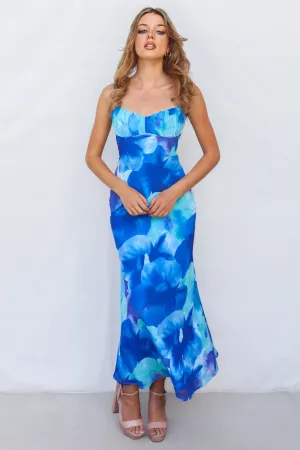 Anna Maxi Dress - Blue