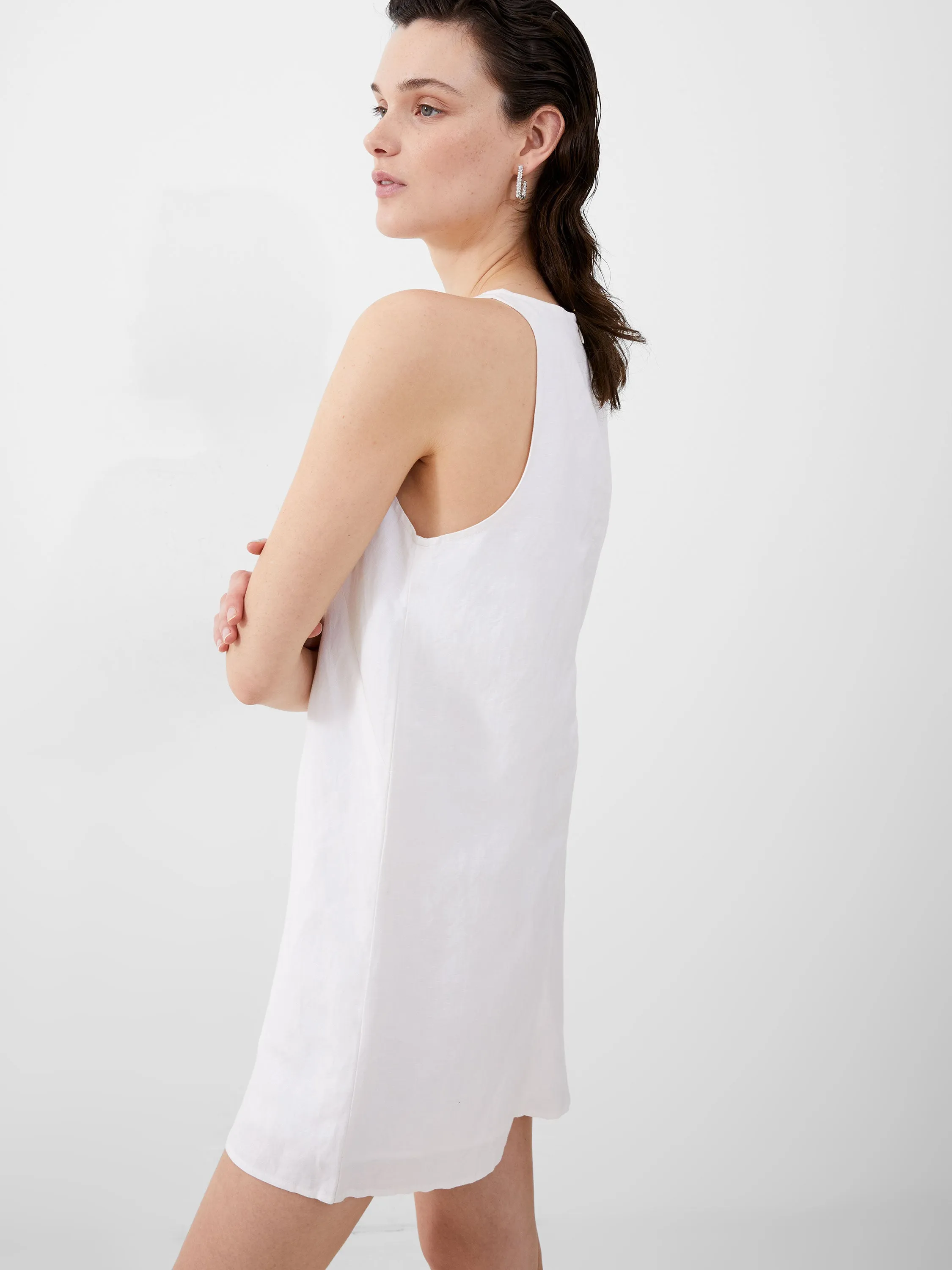 Birdie Linen Shift Dress