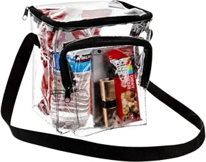 Clear Lunch Bag Stadium Approved, Lunch Box Shape, With Adjustable Strap