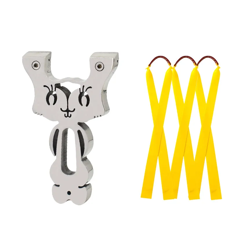 Cute Bunny Stainless Steel Slingshot