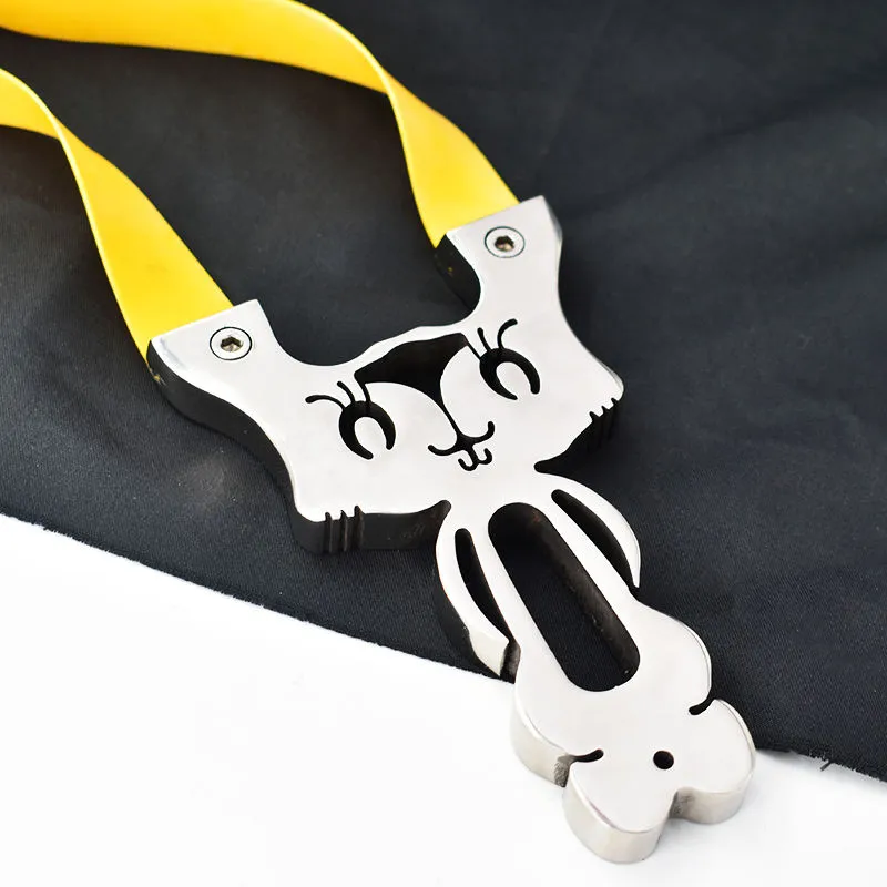 Cute Bunny Stainless Steel Slingshot