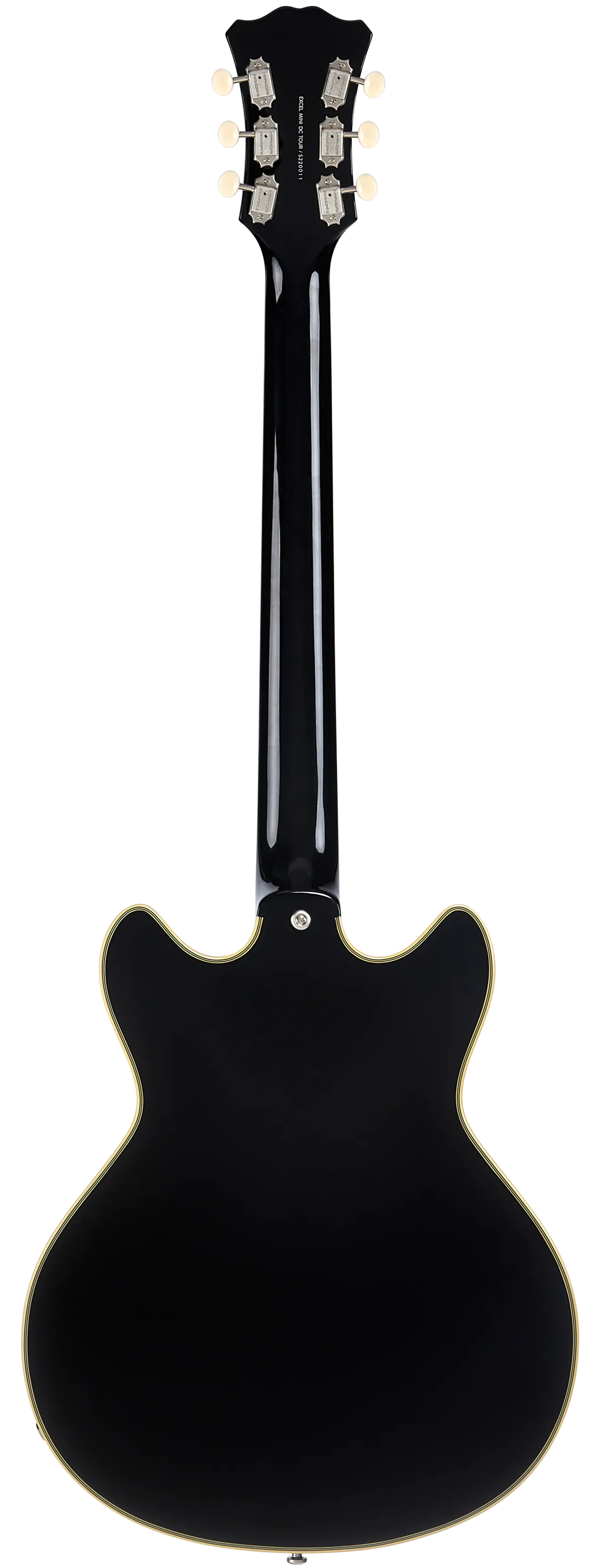 D'Angelico EXCEL SS Series Semi Hollow-Body Electric Guitar (Black)