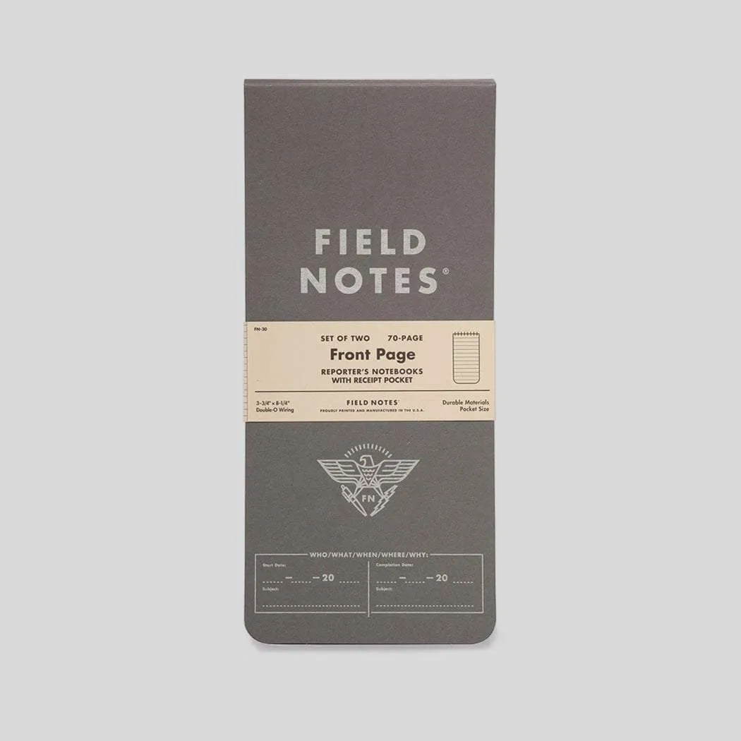 Field Notes Reporters Notebook