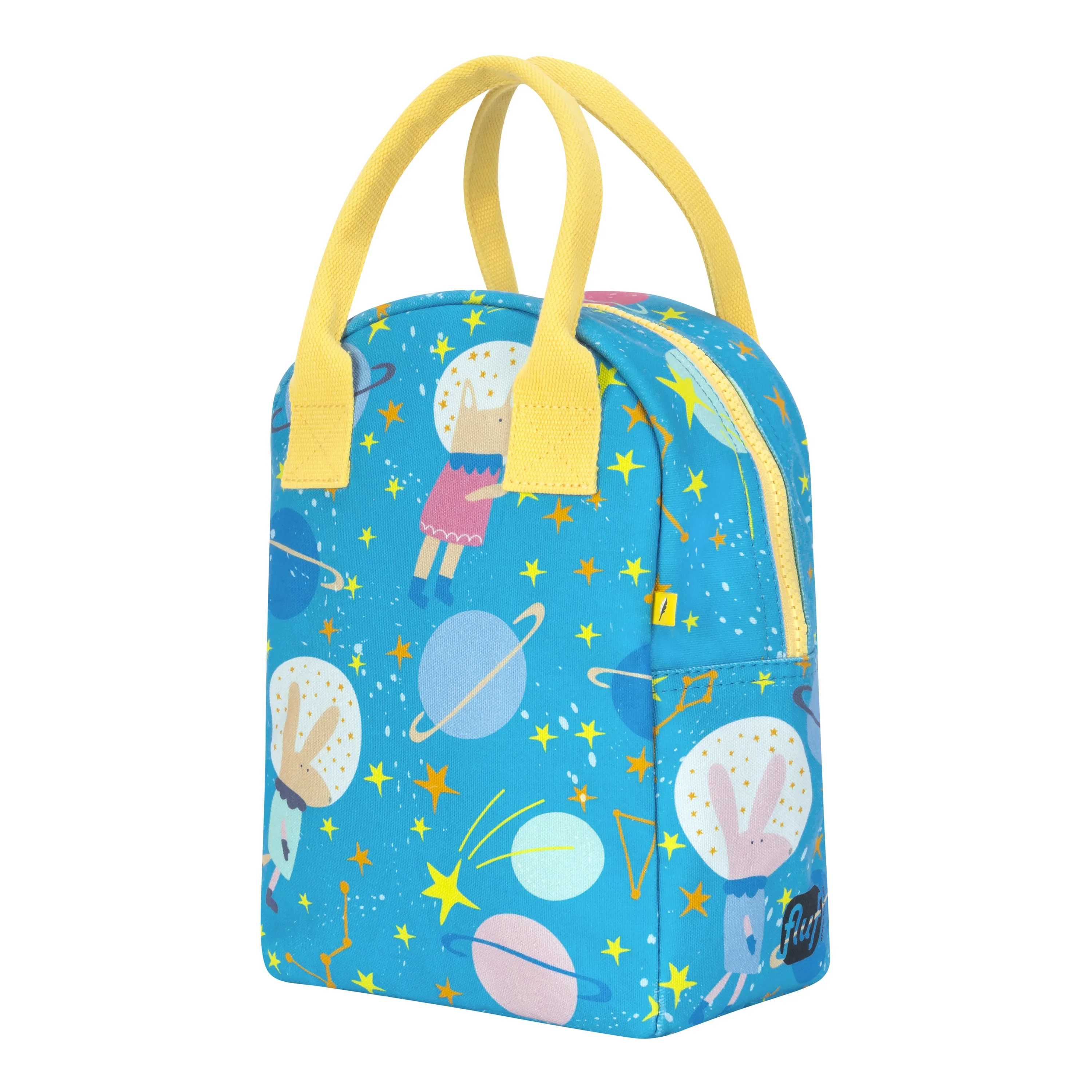 Fluf Zipper Lunch Bag - Astro Party