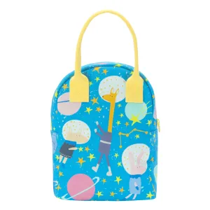 Fluf Zipper Lunch Bag - Astro Party