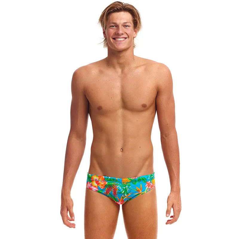 Funky Trunks - Blue Hawaii - Mens Eco Classic Briefs