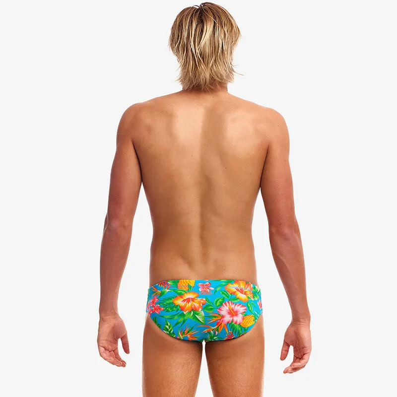 Funky Trunks - Blue Hawaii - Mens Eco Classic Briefs