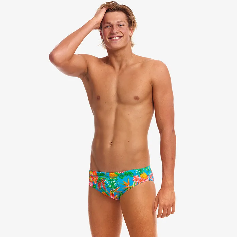 Funky Trunks - Blue Hawaii - Mens Eco Classic Briefs