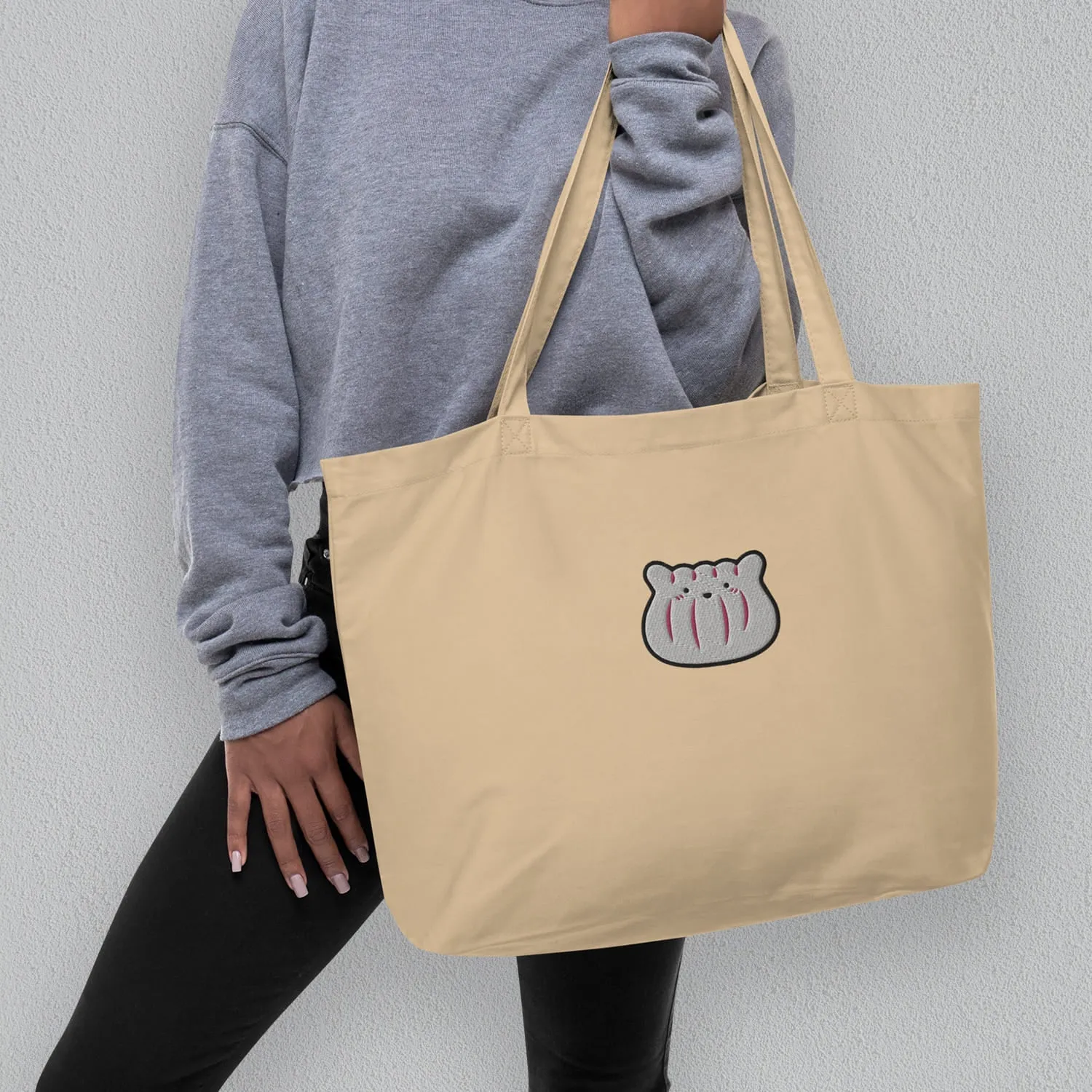 Har Gow Embroidered Large Tote