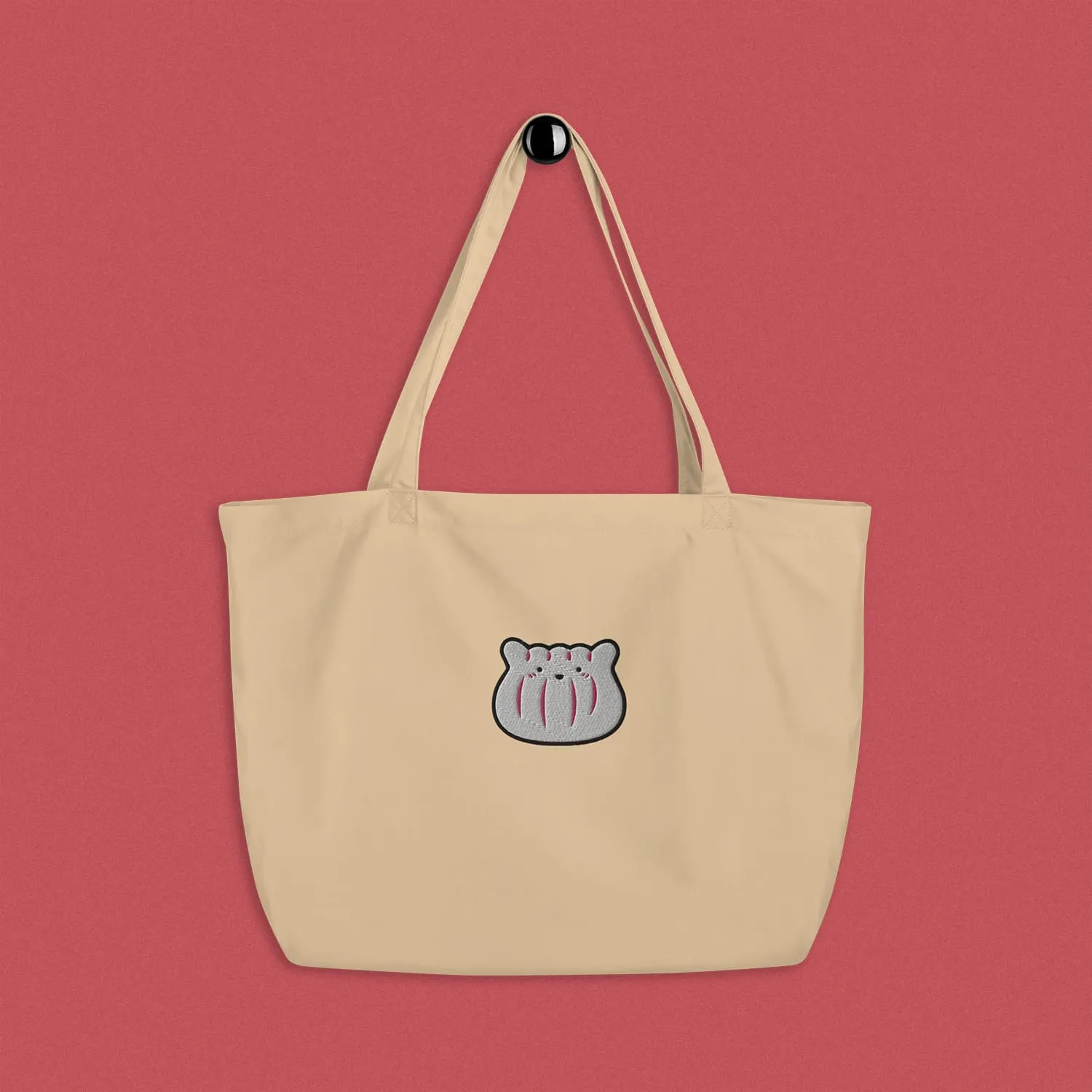 Har Gow Embroidered Large Tote