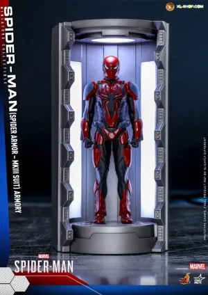 HOT TOYS MARVEL SPIDER MAN LED LIGHT UP FUNCTION SPIDER ARMOR MK III SUIT - VGMC006