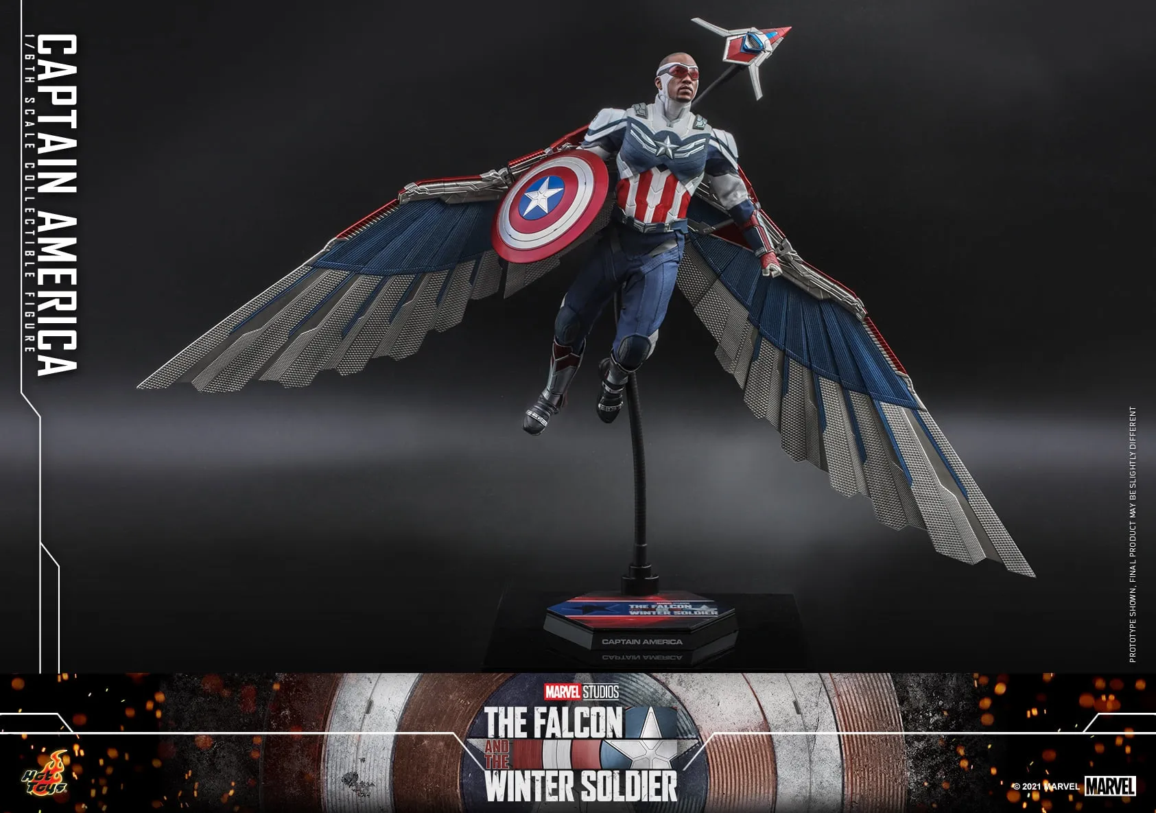 Hot Toys - TMS040 - The Falcon and the Winter Soldier - 1/6th scale Captain America Collectible Figure