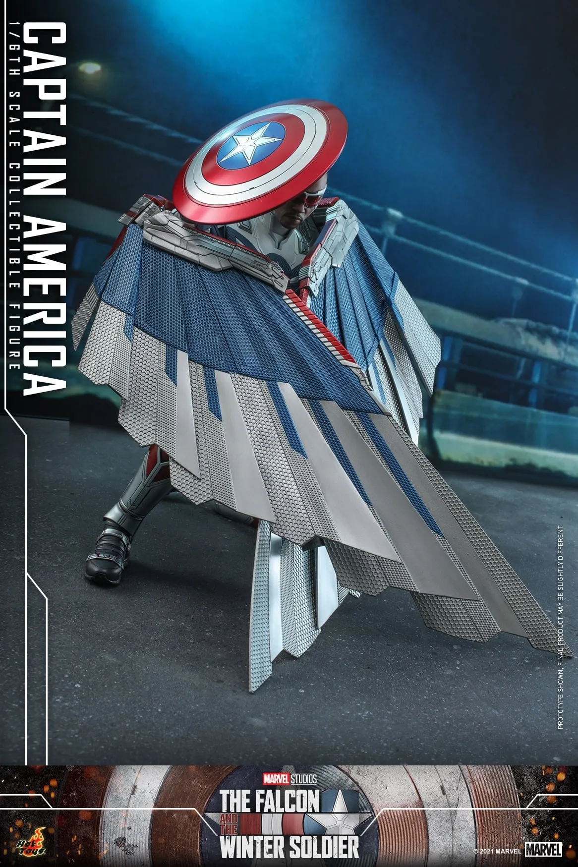 Hot Toys - TMS040 - The Falcon and the Winter Soldier - 1/6th scale Captain America Collectible Figure