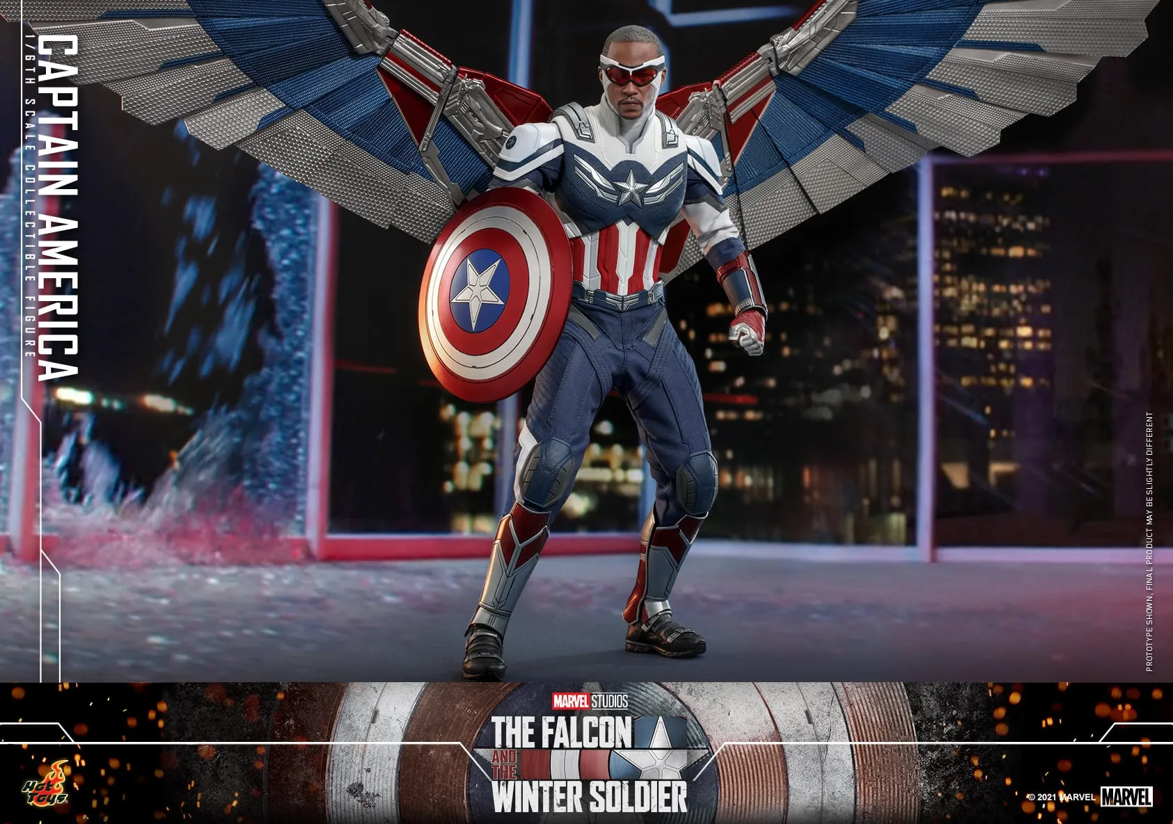 Hot Toys - TMS040 - The Falcon and the Winter Soldier - 1/6th scale Captain America Collectible Figure