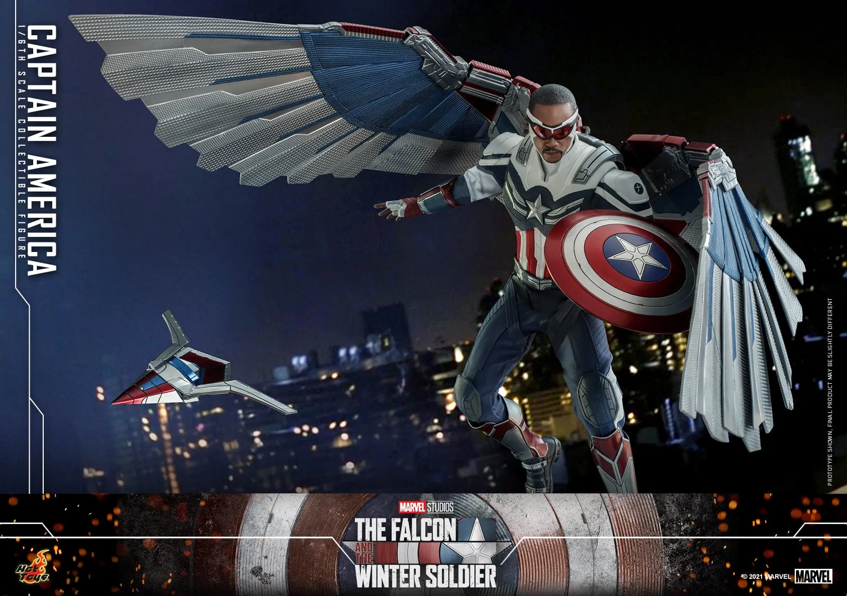 Hot Toys - TMS040 - The Falcon and the Winter Soldier - 1/6th scale Captain America Collectible Figure