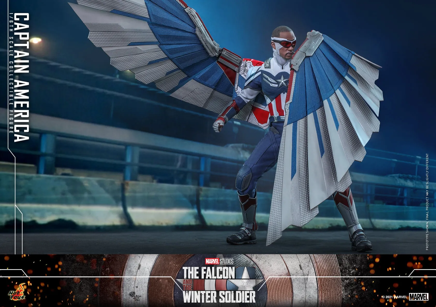 Hot Toys - TMS040 - The Falcon and the Winter Soldier - 1/6th scale Captain America Collectible Figure