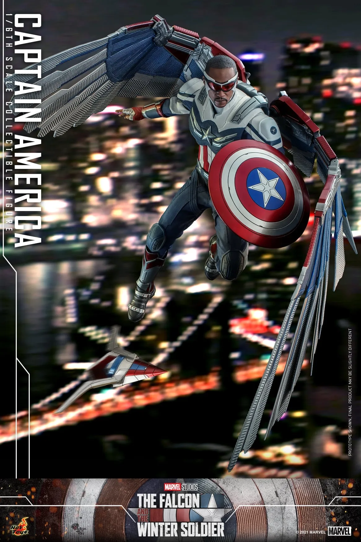 Hot Toys - TMS040 - The Falcon and the Winter Soldier - 1/6th scale Captain America Collectible Figure