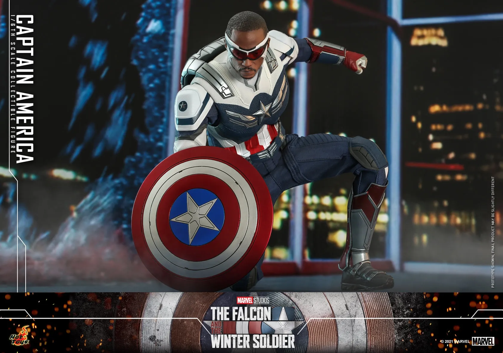 Hot Toys - TMS040 - The Falcon and the Winter Soldier - 1/6th scale Captain America Collectible Figure