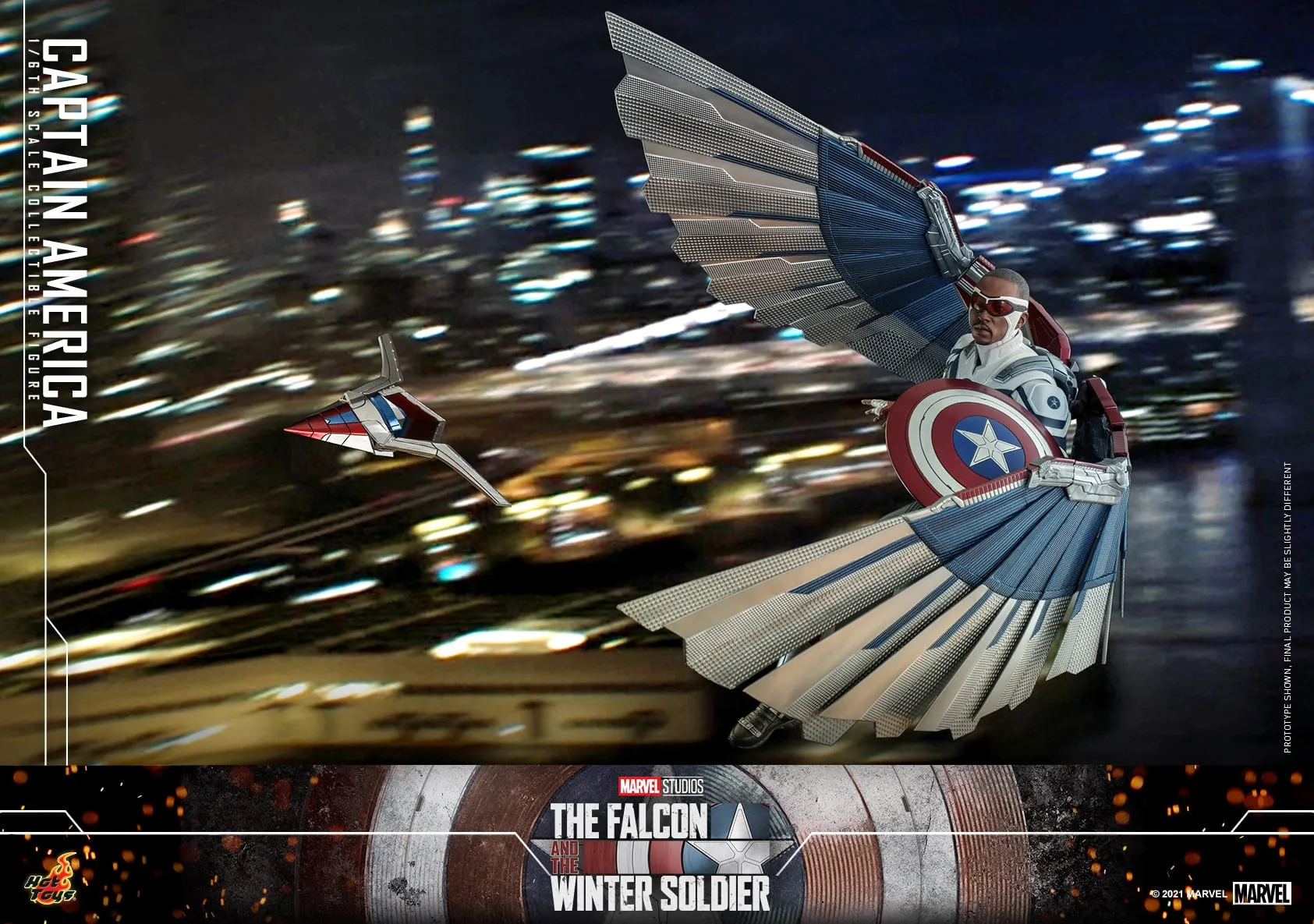 Hot Toys - TMS040 - The Falcon and the Winter Soldier - 1/6th scale Captain America Collectible Figure