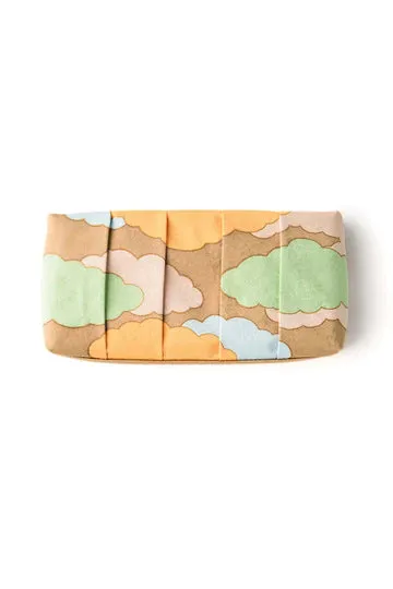 Kyo-Yuzen Clutch Bag - Beige, Made in Kyoto, Japan