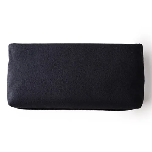 Kyo-Yuzen Clutch Bag - Black(multi-color), Made in Kyoto, Japan