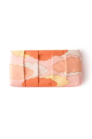 Kyo-Yuzen Clutch Bag - Pink, Made in Kyoto, Japan