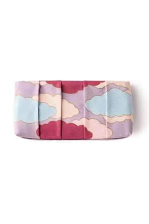 Kyo-Yuzen Clutch Bag - Purple, Made in Kyoto, Japan