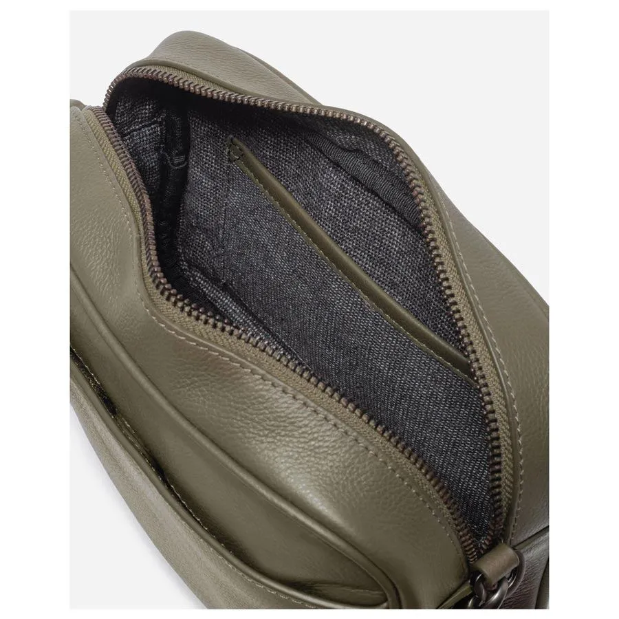 Leather Taylor Bag - Olive