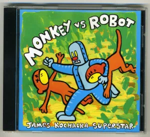 Monkey Vs. Robot CD   Comic book