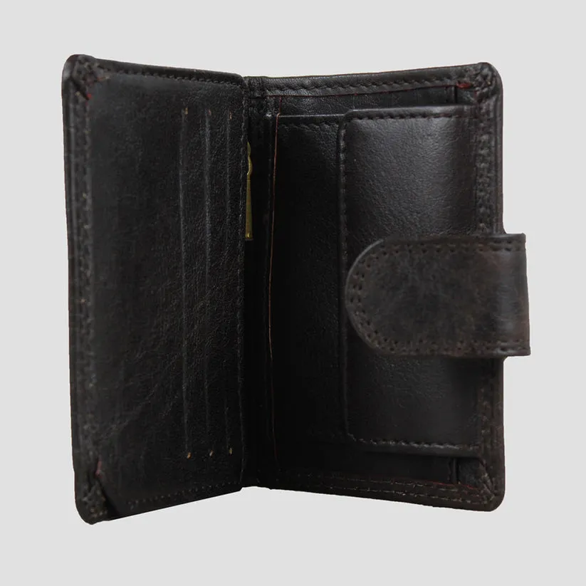 Nicholas Wallet Brown Fine Leather