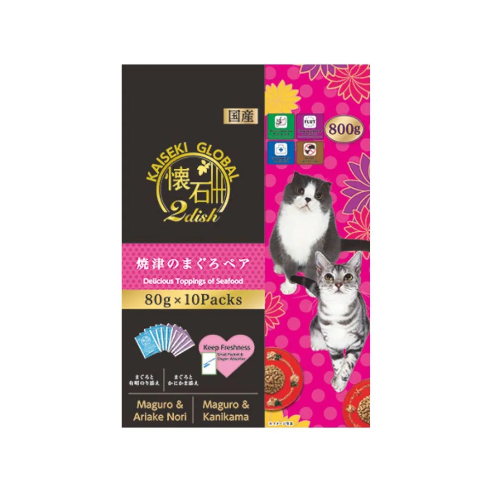 Petline Cat Kaiseki Global 2 Dish Yaizu no Maguro 800g