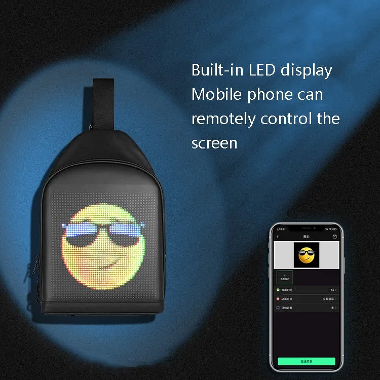 Premium Bluetooth Crossbody Bag with LED Display - Stay Connected, Stay Trendy