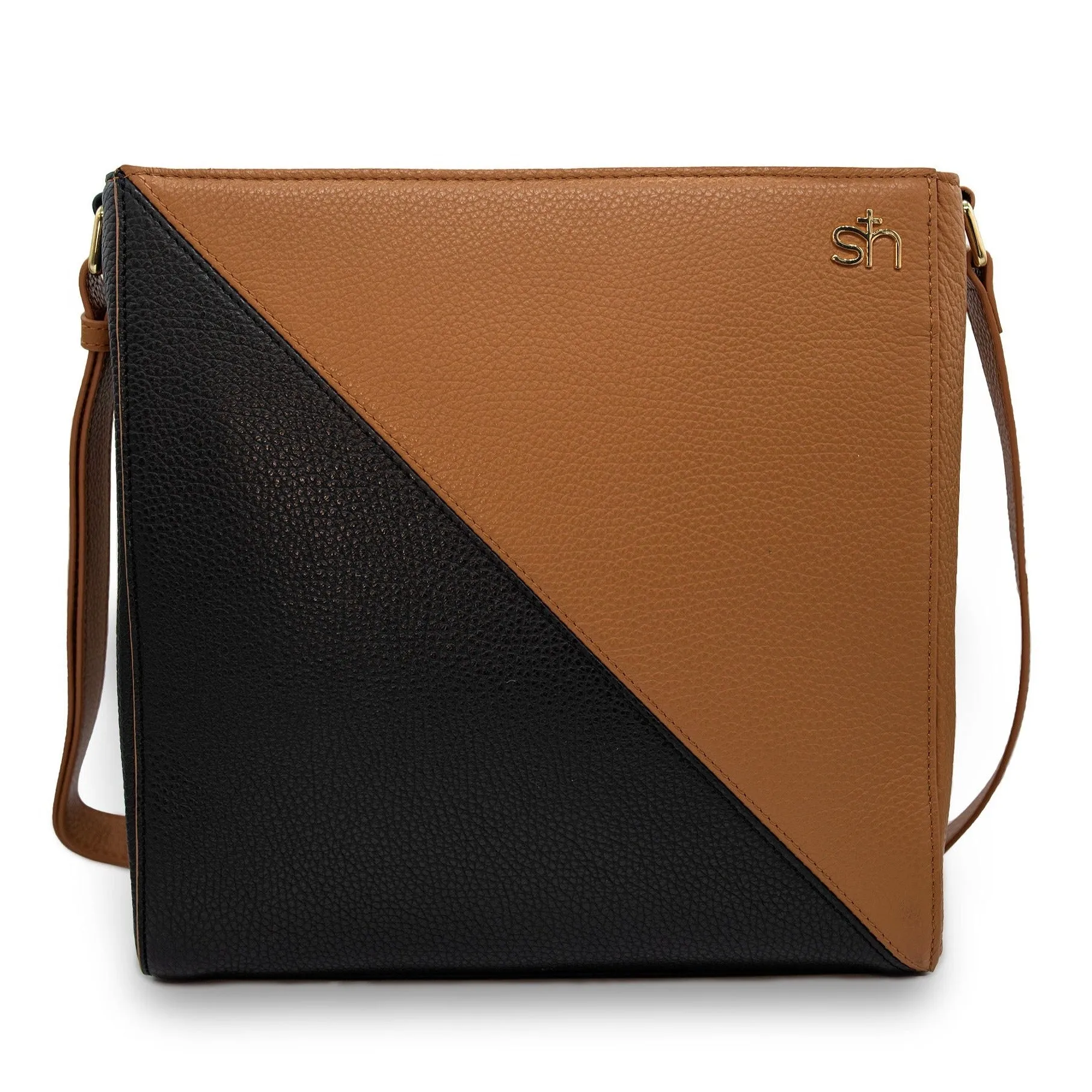 Seville Messenger - Carbon Black & Caramel