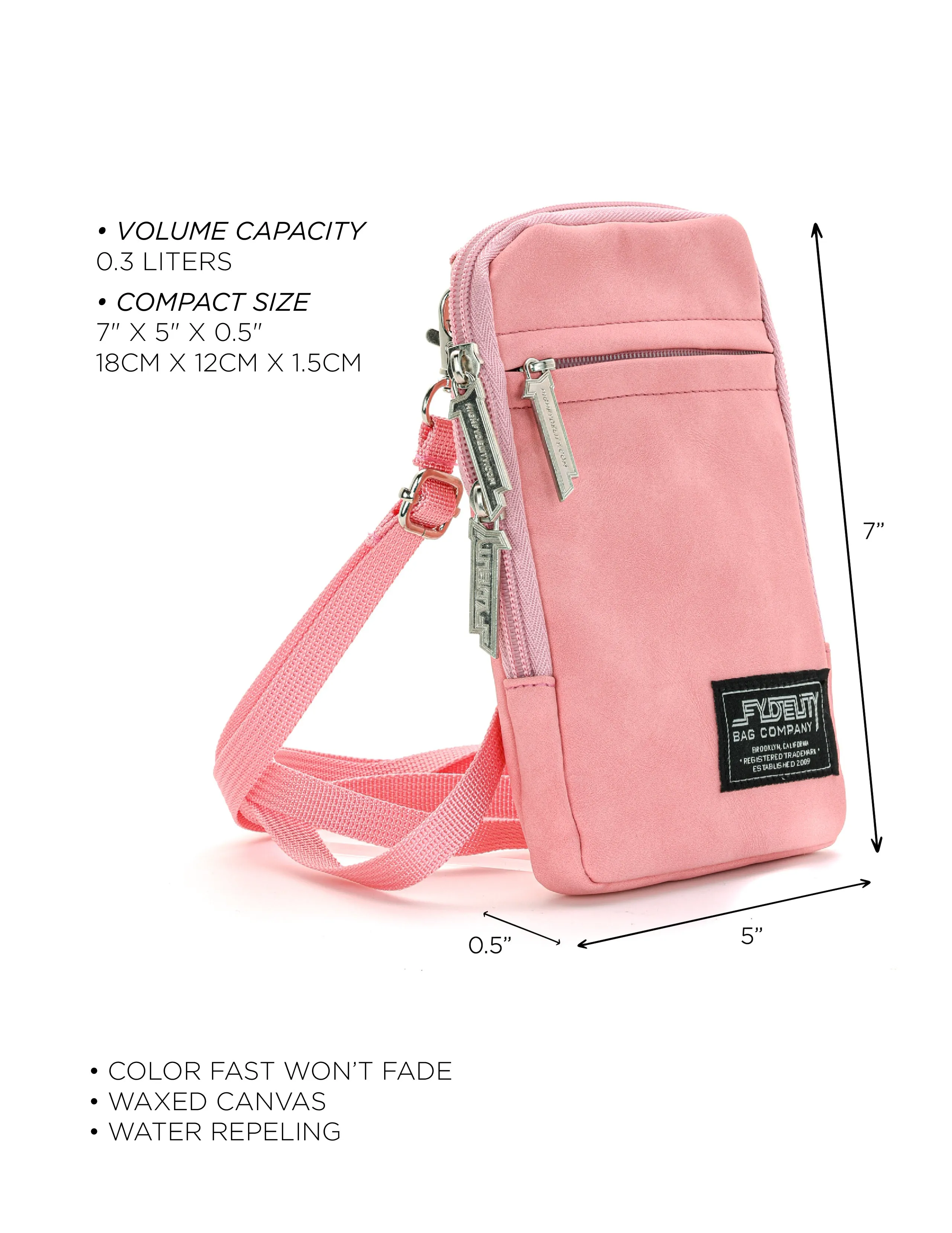 Slim Shady Bag | Crossbody | Vegan Pink