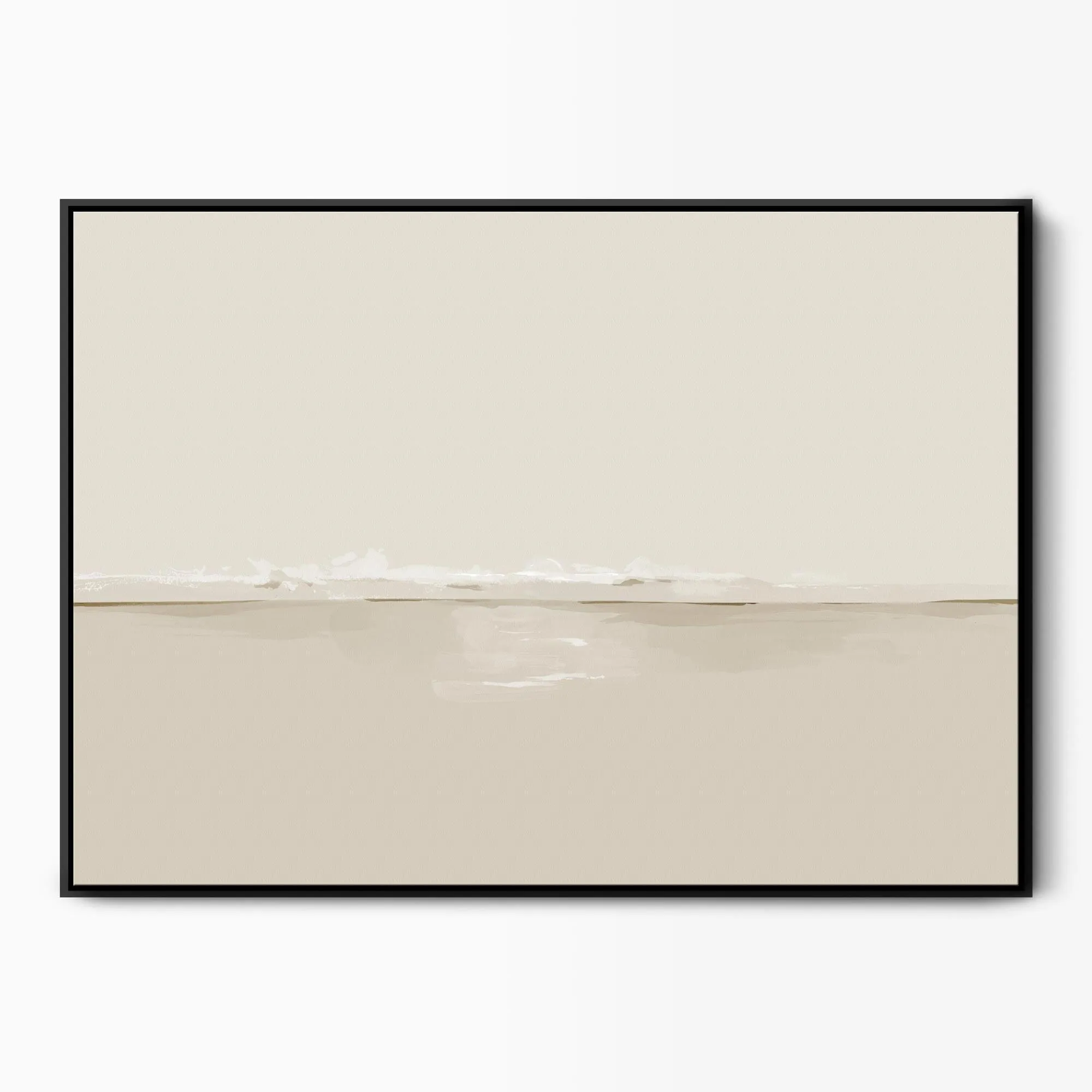 Soothing Seas Neutral Seascape Art