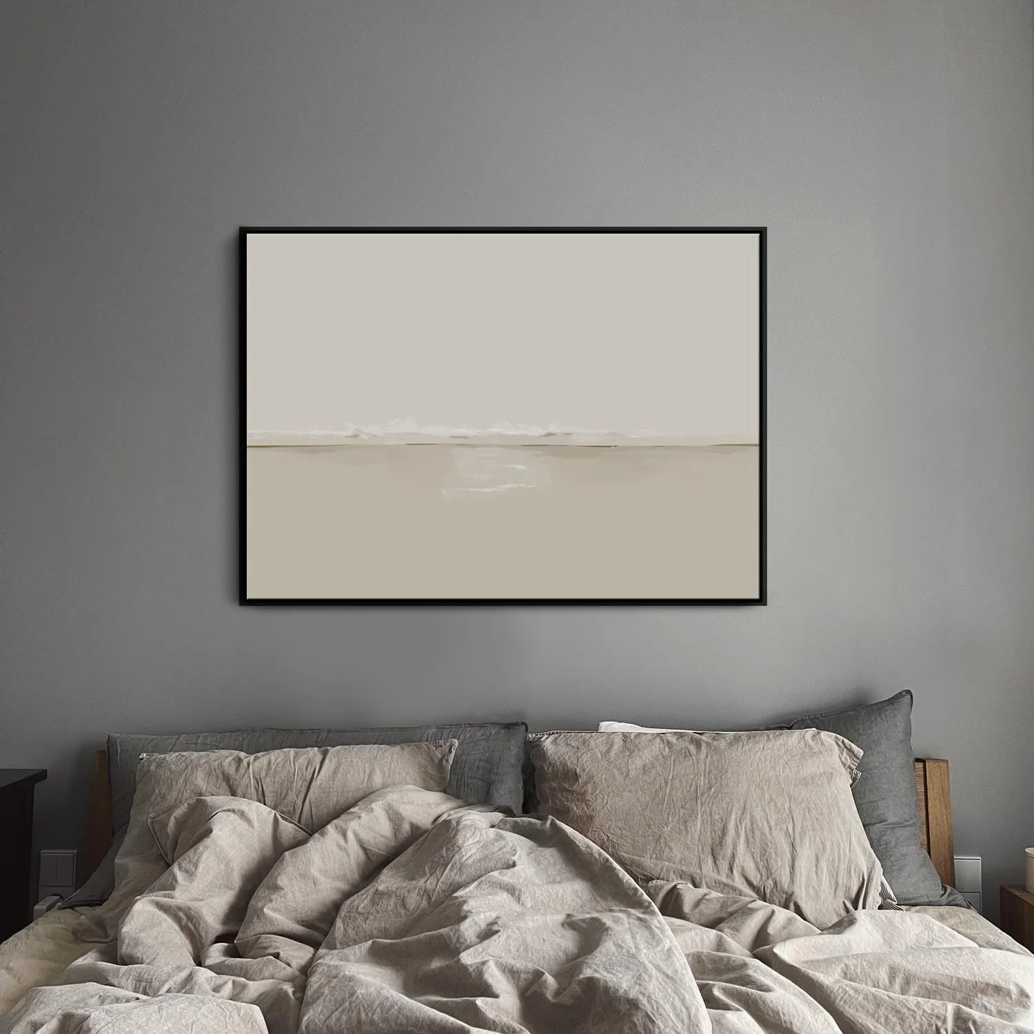 Soothing Seas Neutral Seascape Art