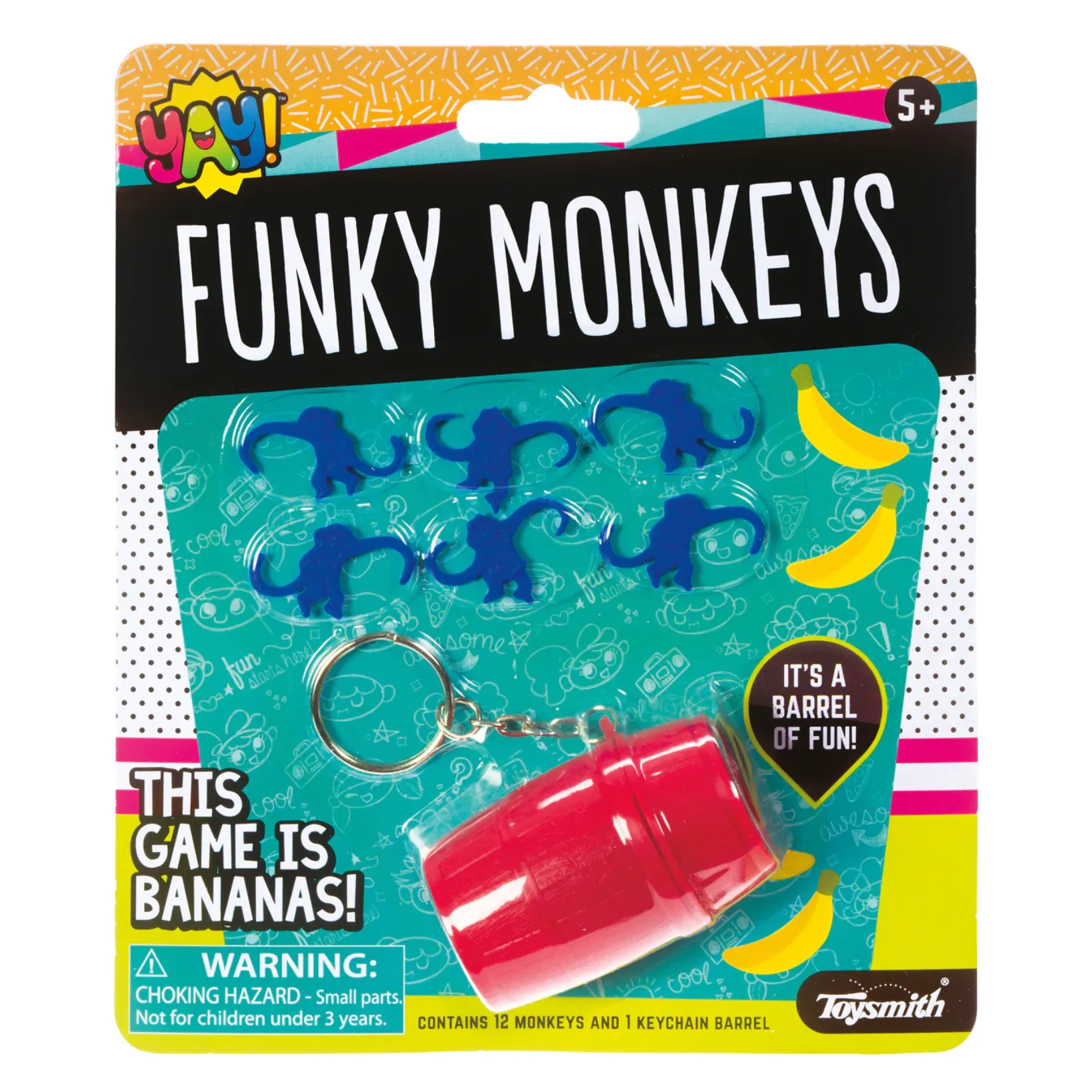 YAY! Funky Monkeys Keychain